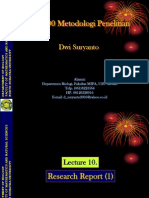 BIO500 Metodologi Penelitian: Dwi Suryanto