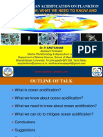 What We Know, What We Need To Know and What We Can Do: Impact of Ocean Acidification On Plankton