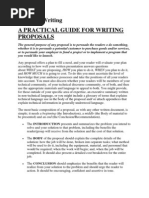 Proposal Writing A Practical Guide For Writing Proposals