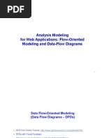 Analysis Modeling For Web Applications: Flow-Oriented Modeling and Data-Flow Diagrams