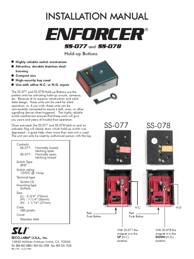 Enforcer: Installation Manual | PDF