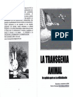 La Transgenia Animal
