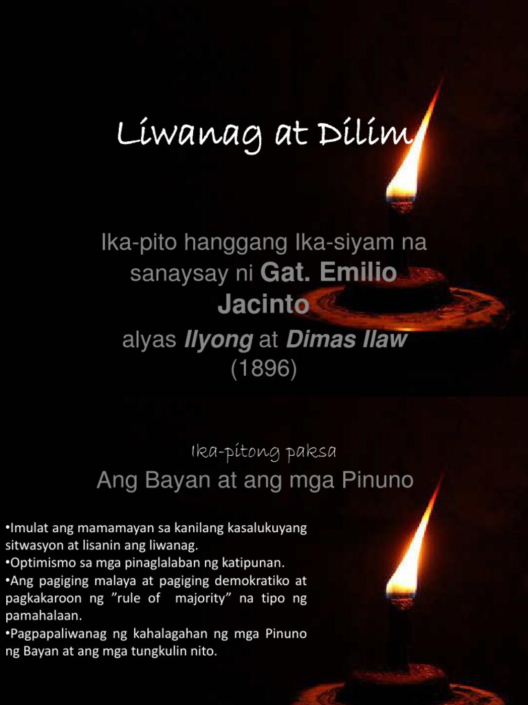 Liwanag at Dilim | PDF