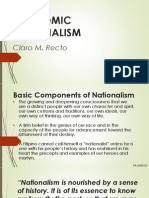 Economic Nationalism - Claro M. Recto