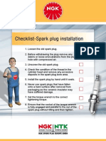 Checklist-Spark Plug Installation