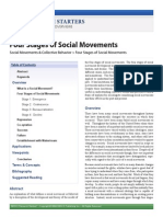 Four Stages of Social Movements