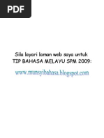 Download TIP KARANGAN SPM 2009 by munsyi bahasa SN21159636 doc pdf