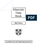 Cambridge University Materials Data Book