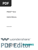 PSSE30 USERSManual