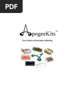 Download Apogee Kits Free Guide to Electronics Soldering by Rajesh2587 SN21160083 doc pdf