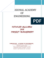 Project Management course detail