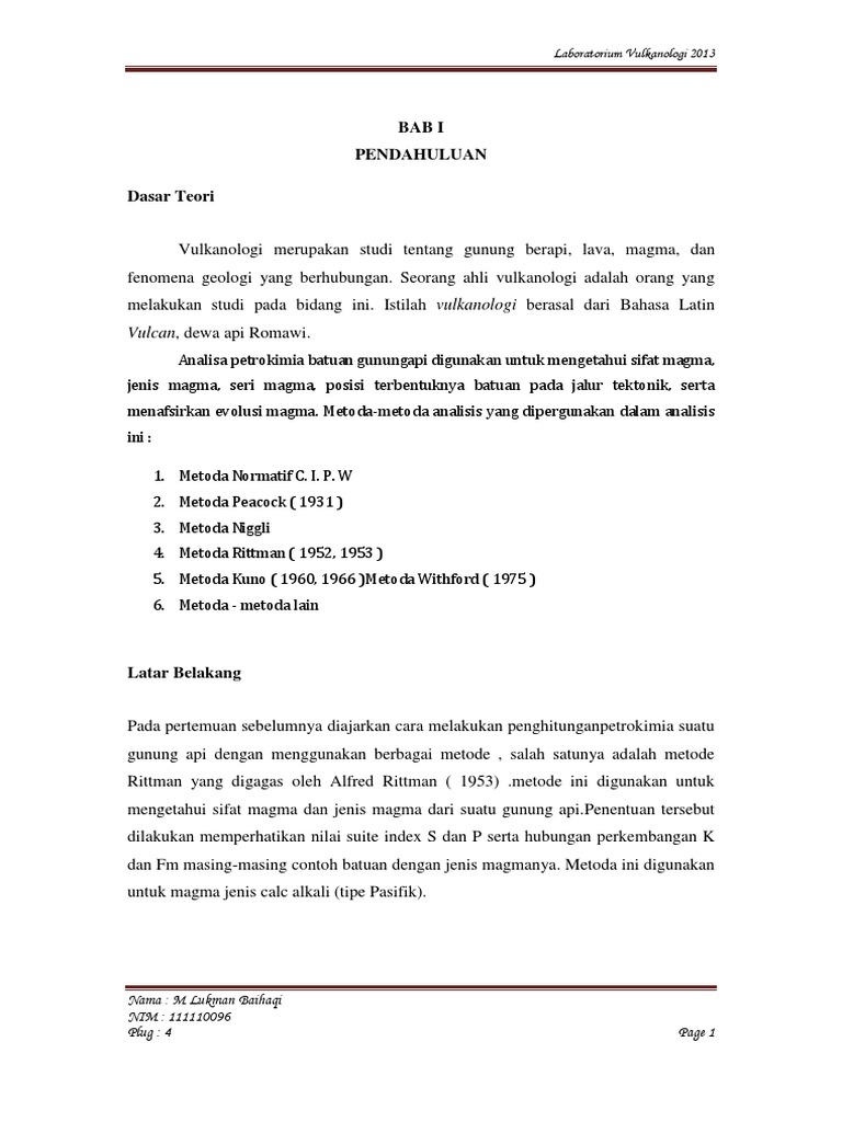 Metode Rittmann | PDF