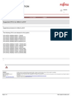 Support Information: Supported CPU's For AMILO Li2727