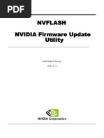 NVFLASH NVIDIA Firmware Update Utility