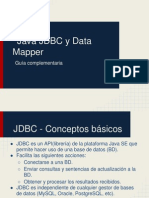 Java JDBC y Data Mapper