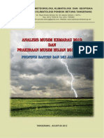 Prakiraan Musim Hujan 2012 - 2013