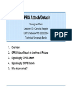 GPRS Attach Detach