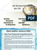 Audit Spap vs isa Laporan Auditor