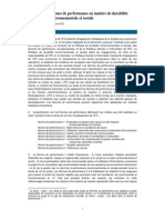 Performance Standards On Environmental and Social Sustainability (French) - 2012 Edition