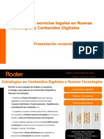 Consultoría y Servicios Legales en Nuevas Tecnologías y Contenidos Digitales