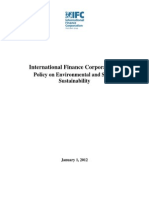 Policy On Environmental and Social Sustainability - 2012 Edition