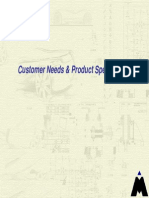 Customer Needs & Product Specifications