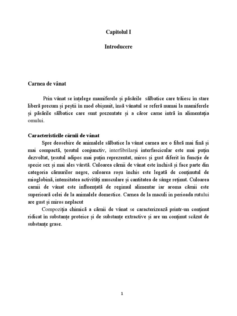 Carnea de Vânat | PDF