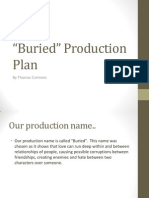 My Thriller Production Plan Finished