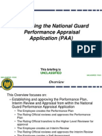 Introducing The National Guard Performance Appraisal Application (PAA)