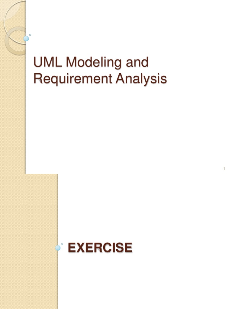 UML Use Case Diagram Exercise | PDF | Use Case | Unified Modeling Language