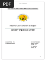 Download Concept of Judicial Review by Ashish Singhal SN211674422 doc pdf