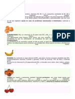 Carateristicas de Las Frutas