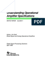 Understanding Amp Op Specifications