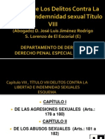 Sesión 6 Delitos Contra La Libertad e Indemnidad Sexuales José Luis Jiménez Rodrigo