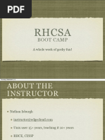 RHCSA Bootcamp Book
