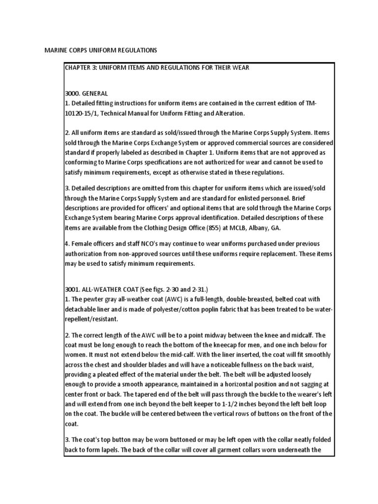 marine corps dating regulations