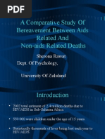 Download Bereavement and HIV AIDS by Dr Sherona Rawat SN21170971 doc pdf