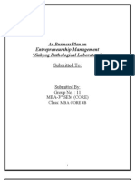 Laboratory Business Plan - 3rd Sem