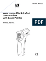 Wide Range Mini Infrared Thermometer With Laser Pointer: User'S Manual
