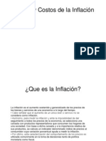 Causas y Costos de La Inflación