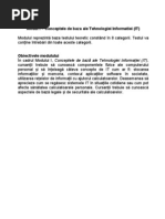Modulul 1 Conceptele de Baza Ale Tehnologiei Informatiei