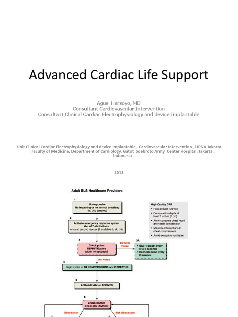 Advanced Cardiac Life Support | PDF