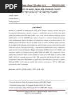 Comparison of Dymo - Aodv - DSR and DSDV Manet Routing Protocols Over Varying Traffic - Ijreas