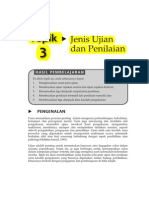 Topik 3 Jenis Ujian Dan Penilaian