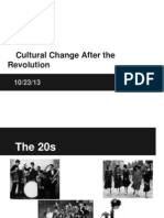 cultural change after revolution
