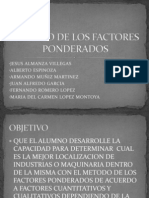 Equipo 1 - Metodo de Los Factores Ponderados