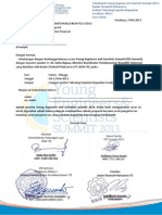 Surat Pengantar Proposal YES SUMMIT ITS 2013 PDF