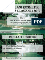 Regulasi Kosmetik Keamanan & Mutu