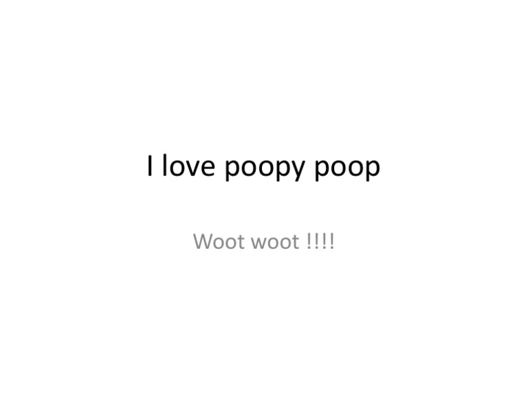 Fun and Humor in Poopy Poop | PDF