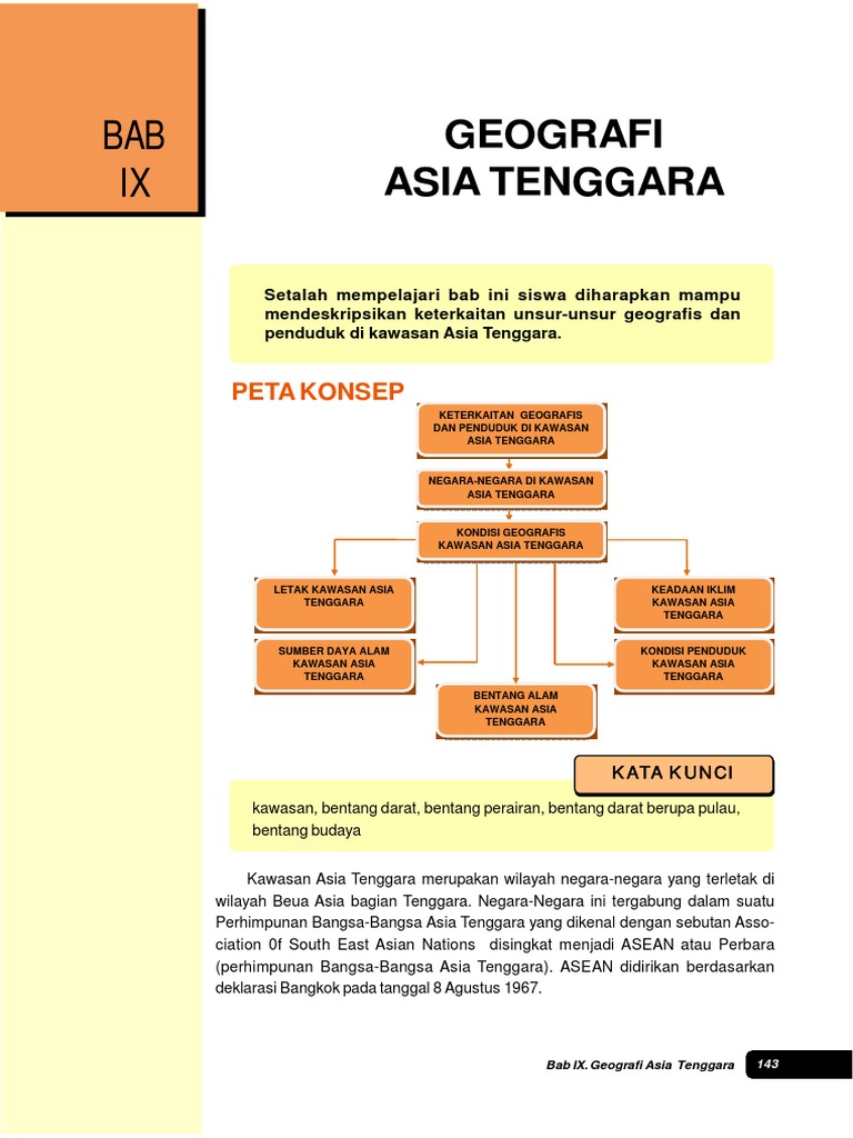 Ips Kls 9 Bab 9 Geografi Asia Tenggara
